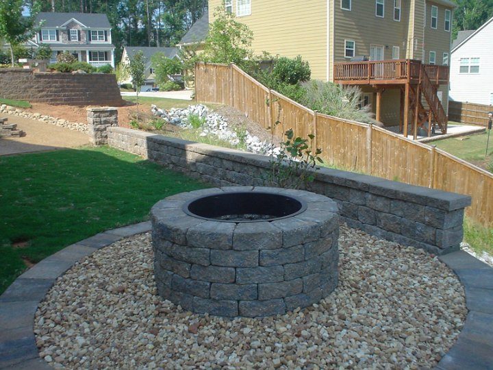 Finished concrete driveway and flatwork in Woodstock, GA
